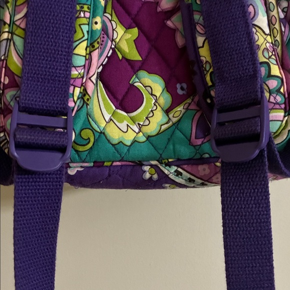 Vera Bradley - PURPLE PAISLEY FLORAL BACKPACK - Picture 6 of 16